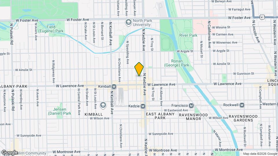 4825 N Sawyer Ave Map and Location Details