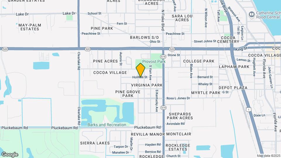 1221 Holmes St Map and Location Details