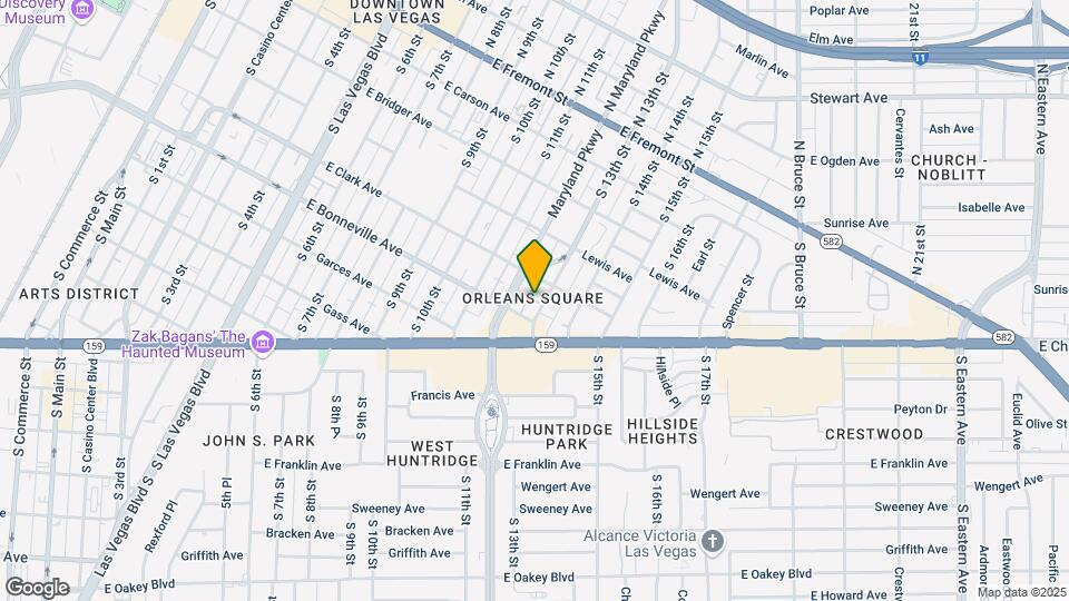 500 S 13th St Mapa y Detalles de la Ubicación