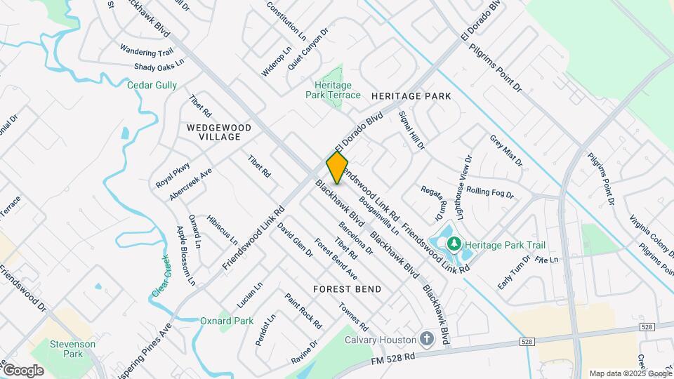 16623 Blackhawk Blvd Map and Location Details