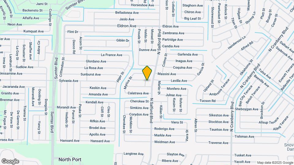 3036 Abbington St Map and Location Details