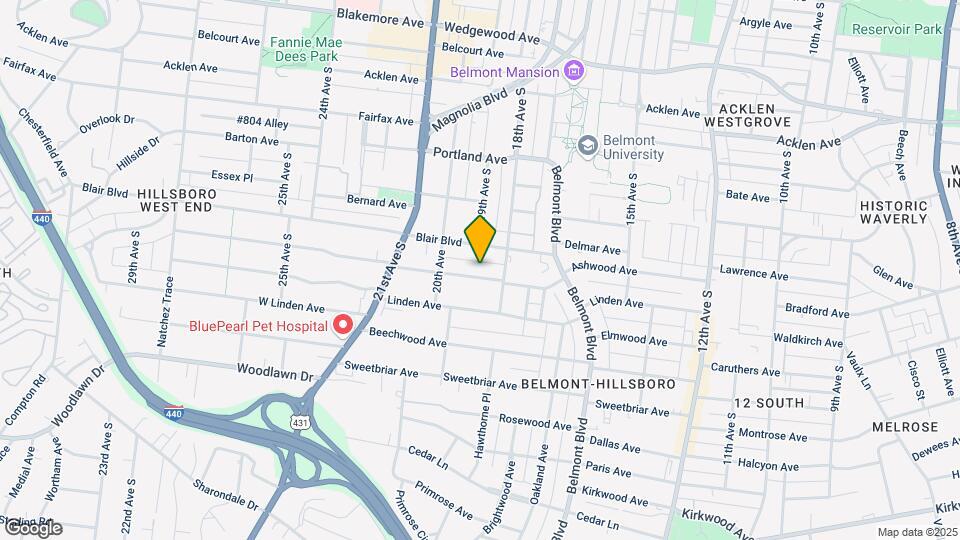 1808 Ashwood Ave Map and Location Details