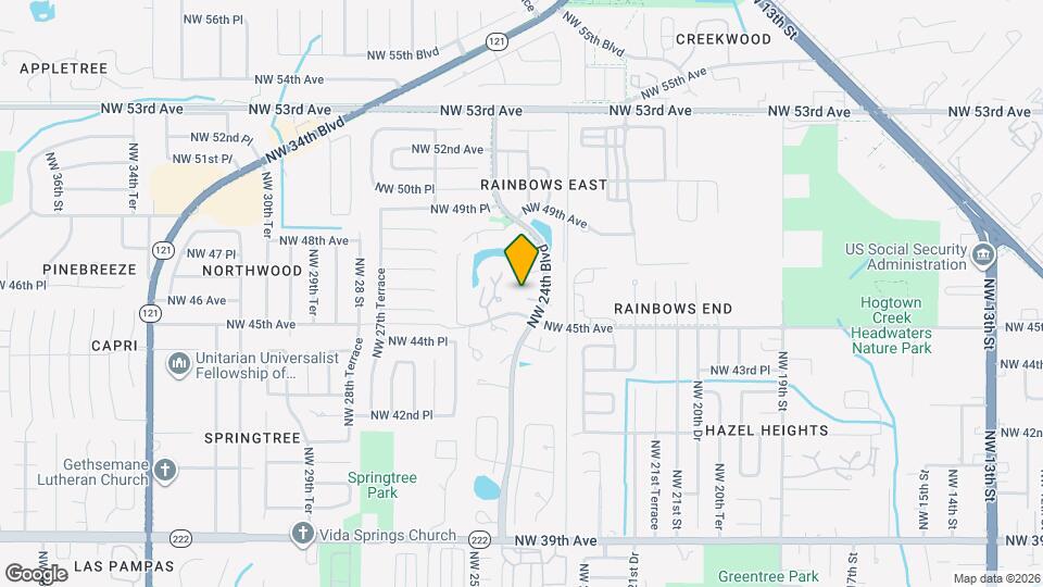 2440 NW 45th Ln Map and Location Details