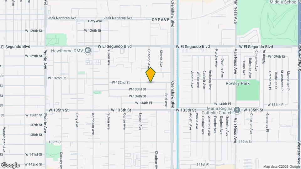 3220 W 132nd St Map and Location Details