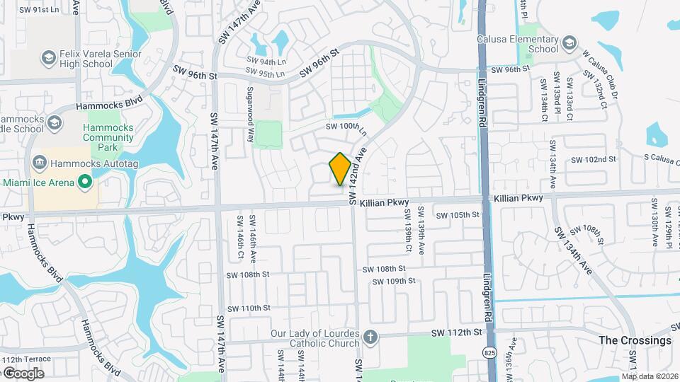 14233 SW 103rd Terrace Mapa y Detalles de la Ubicación