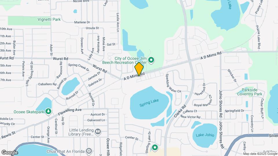 1717 Hammock Park Way Map and Location Details