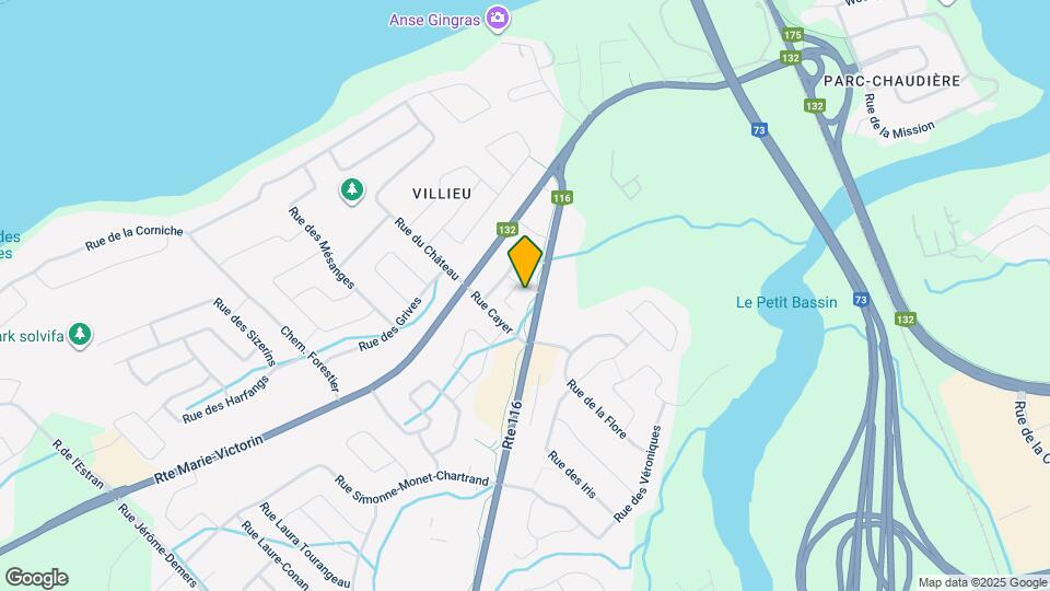 709 Des Rivières Rte Map and Location Details