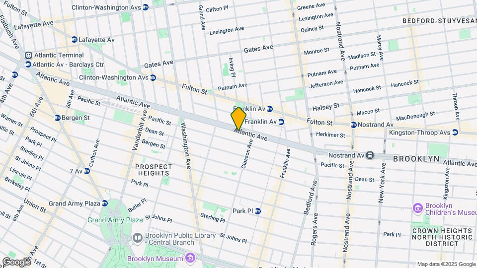 1034-1042 Atlantic Ave Mapa y Detalles de la Ubicación