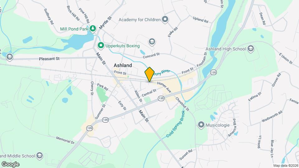 127 Homer Ave Map and Location Details