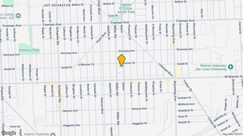 7335-7339 Manor St Map and Location Details