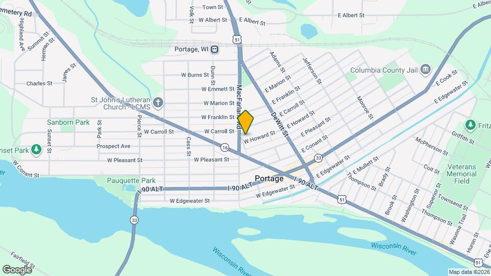 231 W Howard St, Unit 1 Map and Location Details