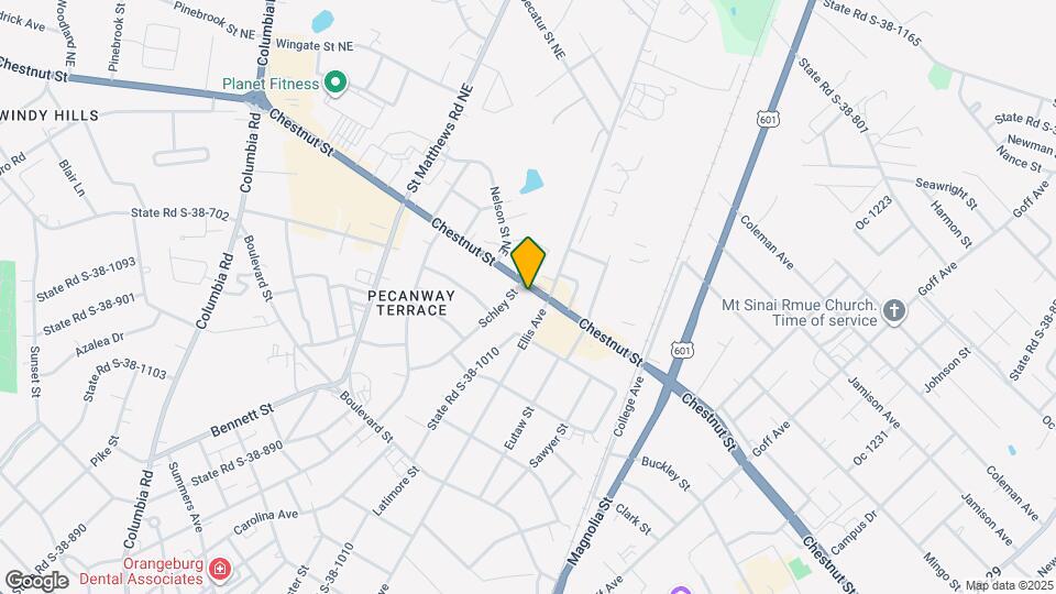 1069 Chestnut St Map and Location Details