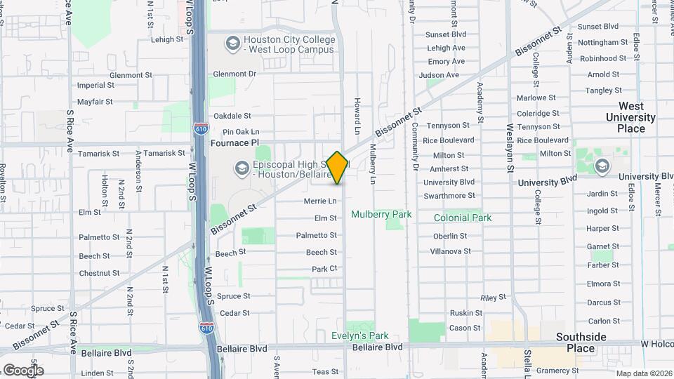 4505 Larch Ln Map and Location Details