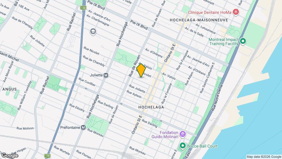 2123 De Chambly Rue Map and Location Details