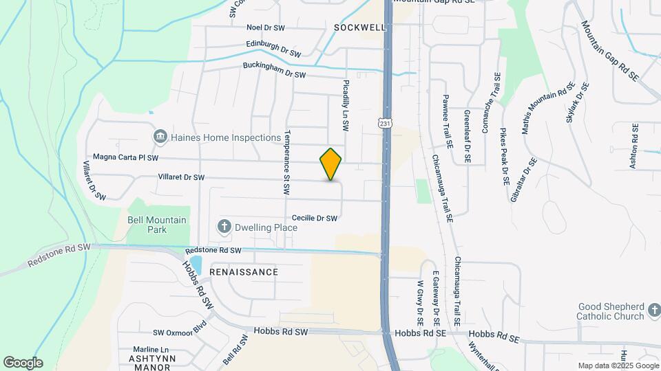 2109 Villaret Dr SW Map and Location Details