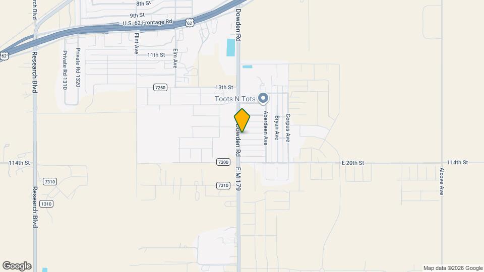 302 E 18th St Map and Location Details