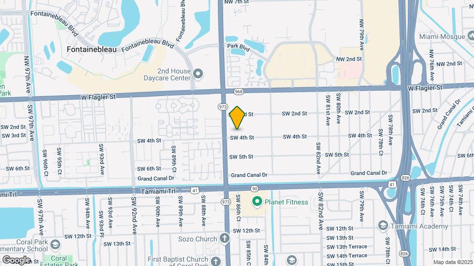 8601 SW 4th St Map and Location Details