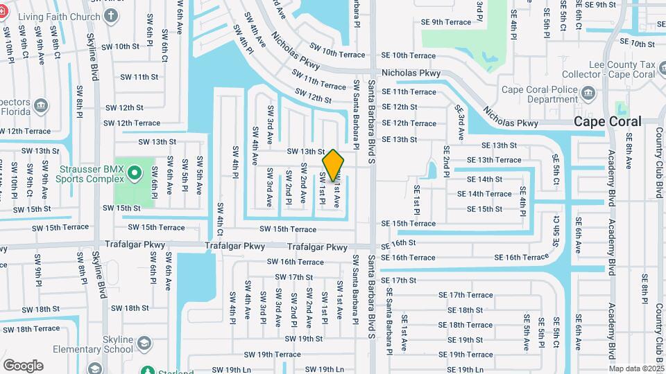 1402 SW 1st Ave Map and Location Details