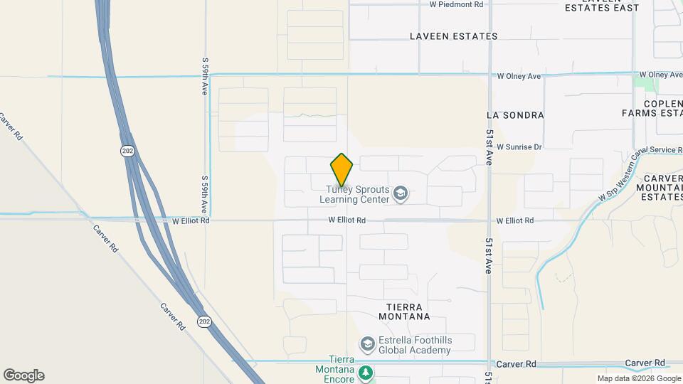 10617 S 55th Dr Map and Location Details