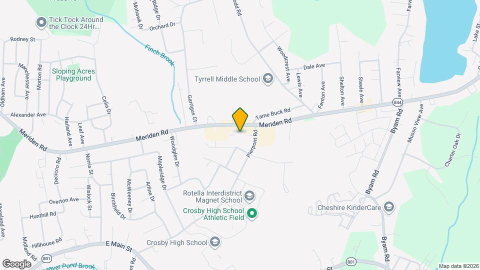 1448 Meriden Rd Map and Location Details