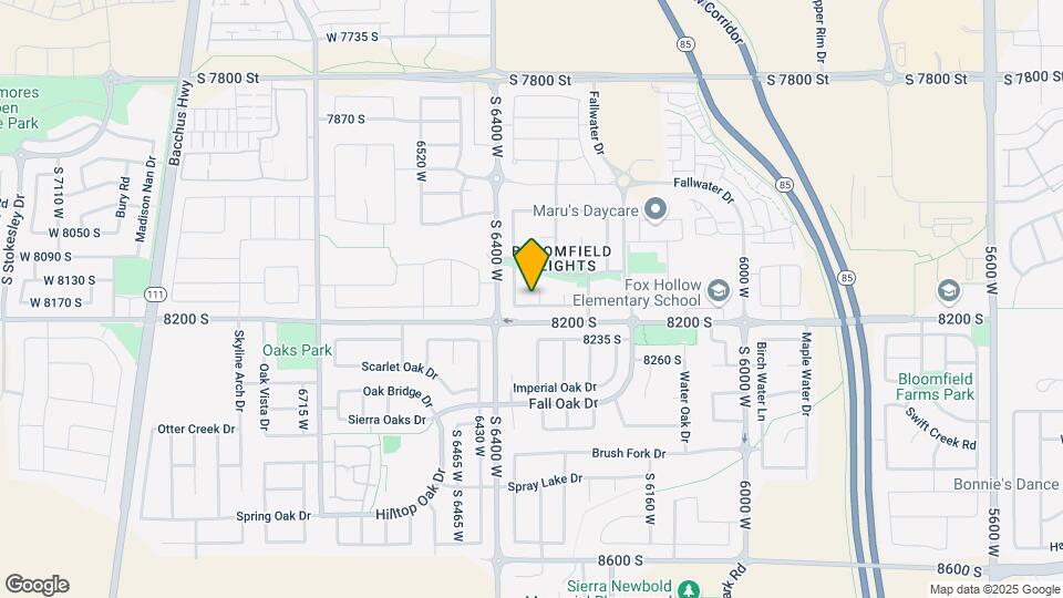 8156 S Bear Lake Ct Map and Location Details