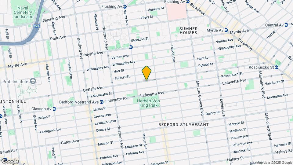 Dekalb Avenue Apartments Map and Location Details