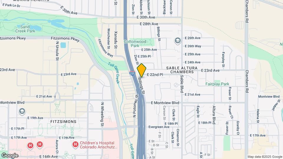 2240 Billings St Map and Location Details