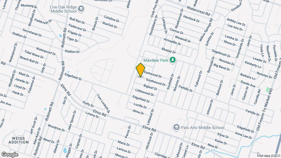 2802 Southwood Dr Map and Location Details