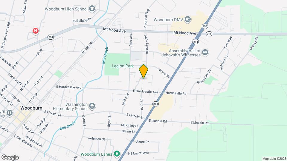 1401 E Hardcastle Ave Map and Location Details