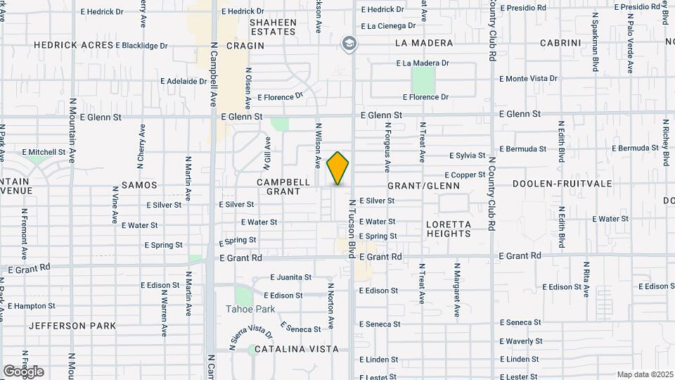 2402 E Copper St Map and Location Details