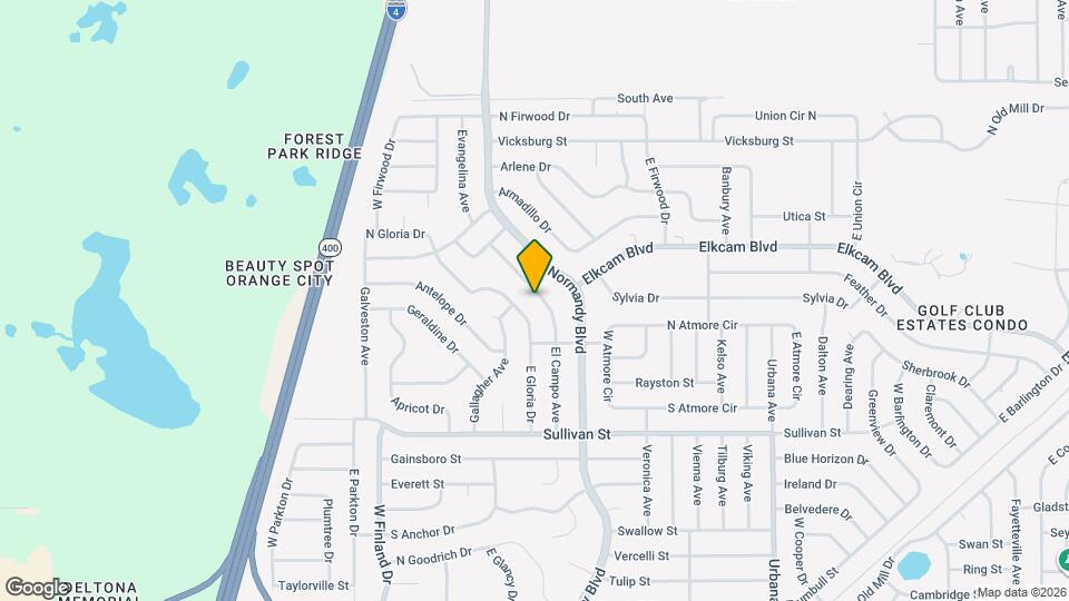 2138 El Campo Ave Mapa y Detalles de la Ubicación