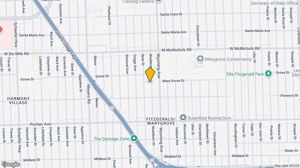 16595 Washburn St Mapa y Detalles de la Ubicación