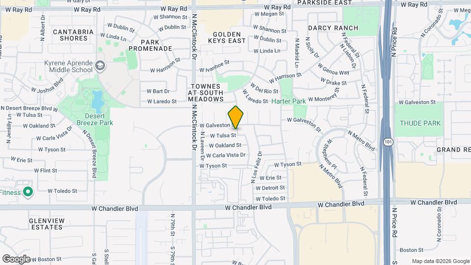 3614 W Tulsa St Map and Location Details