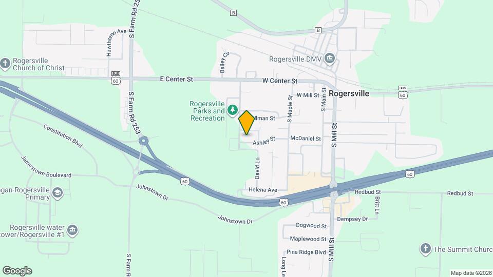 222 Ashley St Map and Location Details