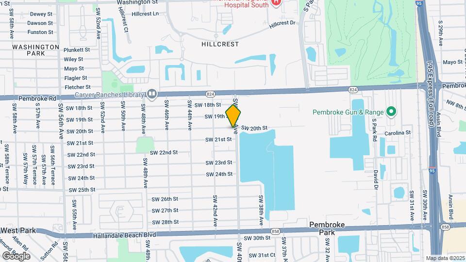 4004 SW 20th St Map and Location Details