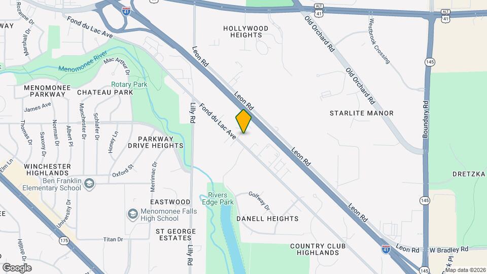 N83W13692-W13692 Fond du Lac Ave Map and Location Details