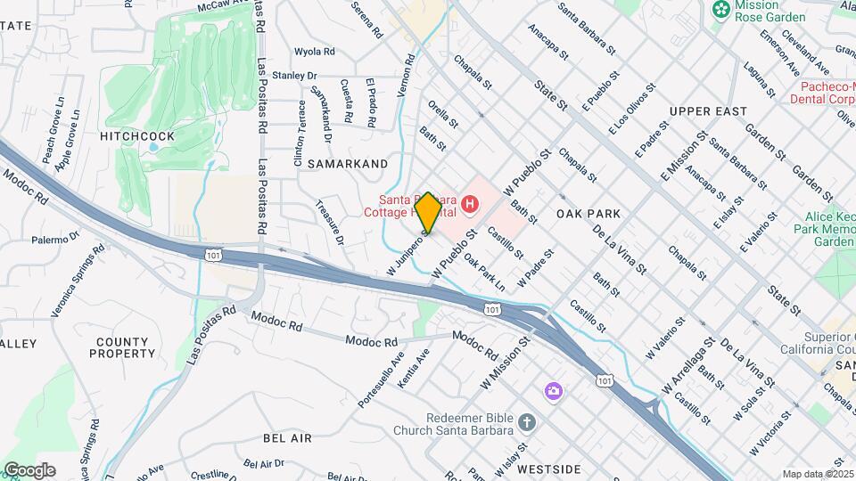 517 W Junipero St Map and Location Details