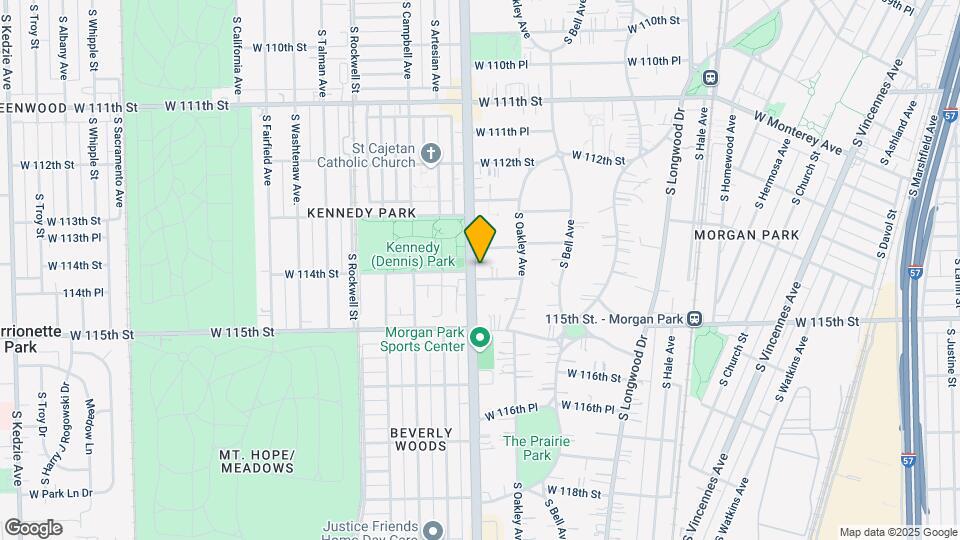 11365 S Western Ave Map and Location Details
