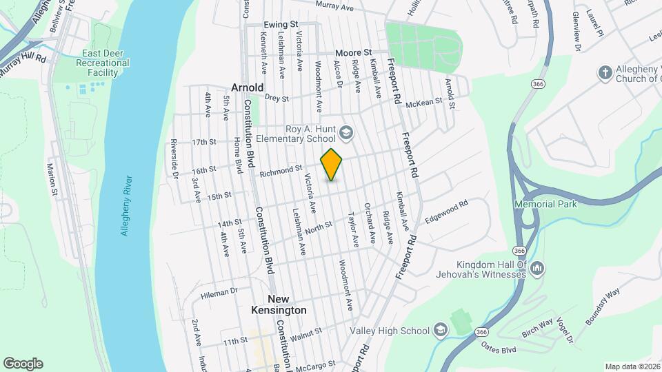 1608 Woodmont Ave Map and Location Details