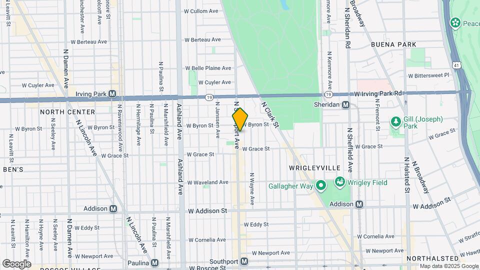 3839 N Southport Ave Map and Location Details