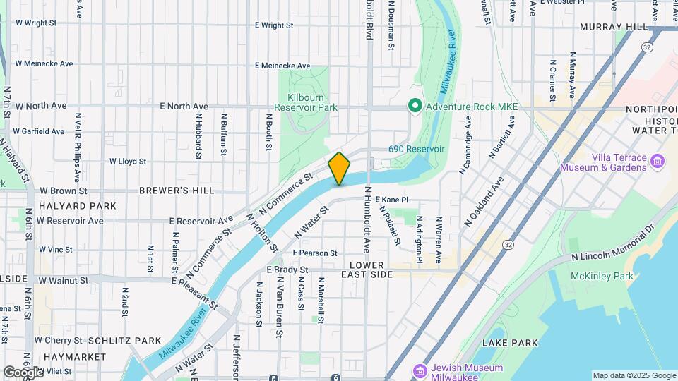 1915 N Water St, Unit 204 Map and Location Details