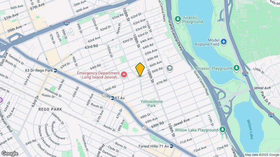 66-33 Yellowstone Blvd Map and Location Details