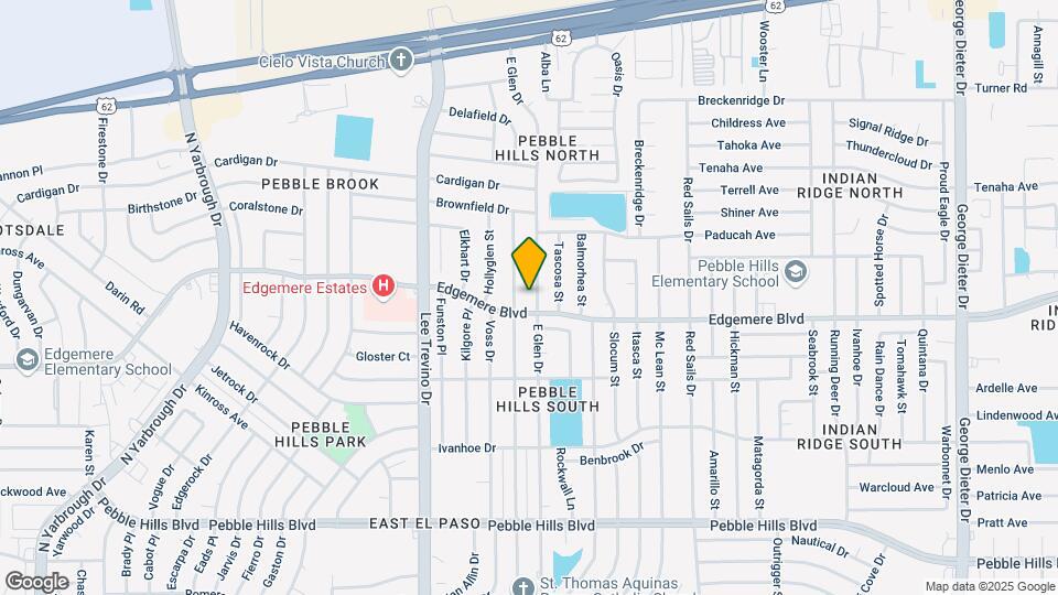 3409 E Glen Dr Map and Location Details