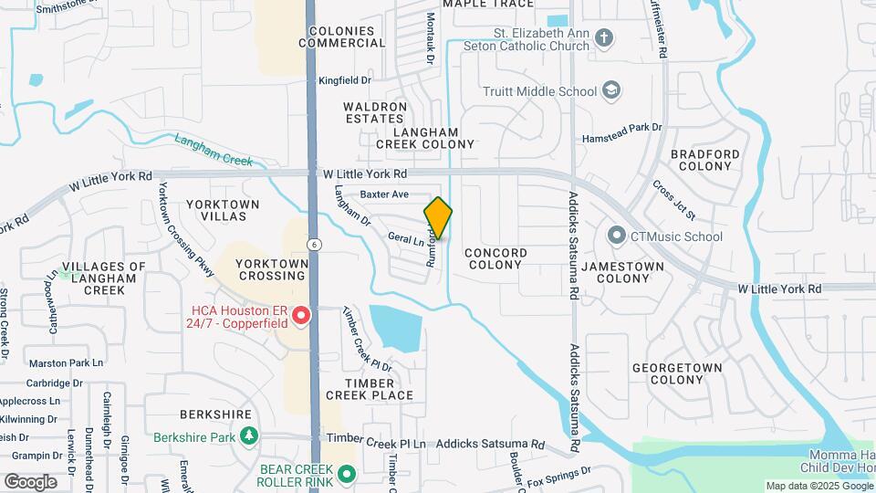 Langham Creek Apartments Map and Location Details
