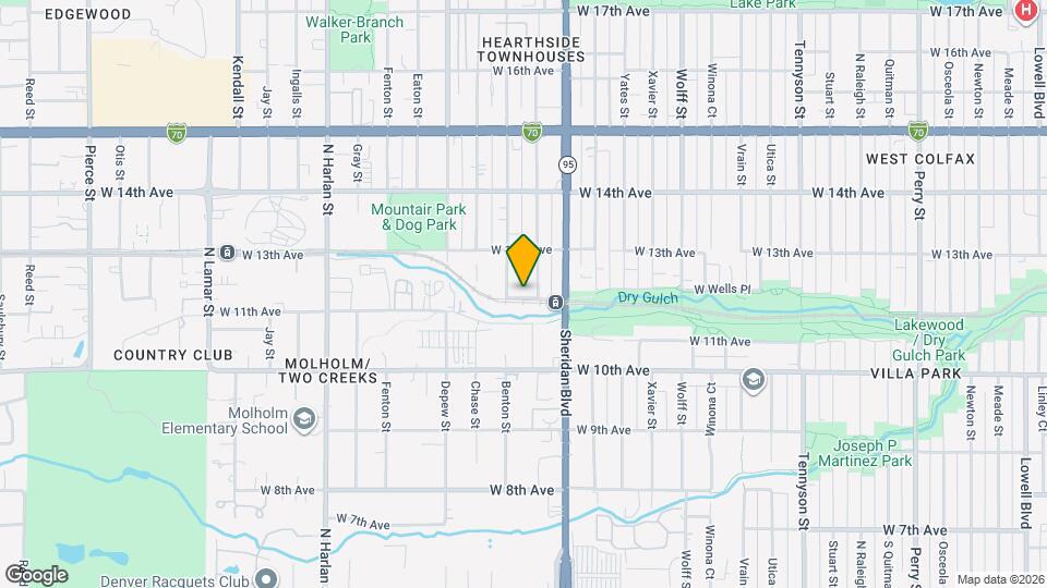 5355 W 12th Ave Map and Location Details