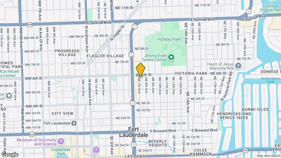 538 NE 7th Ave Map and Location Details