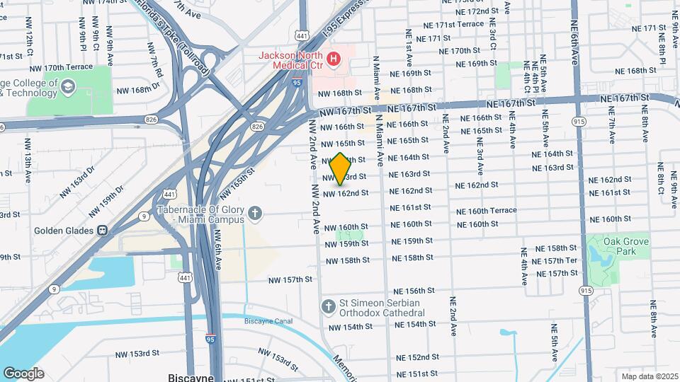 121 NW 162nd St, Unit B7 Mapa y Detalles de la Ubicación