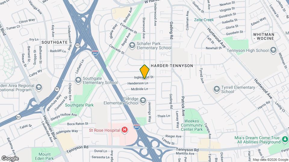 1257 Henderson Ln Map and Location Details