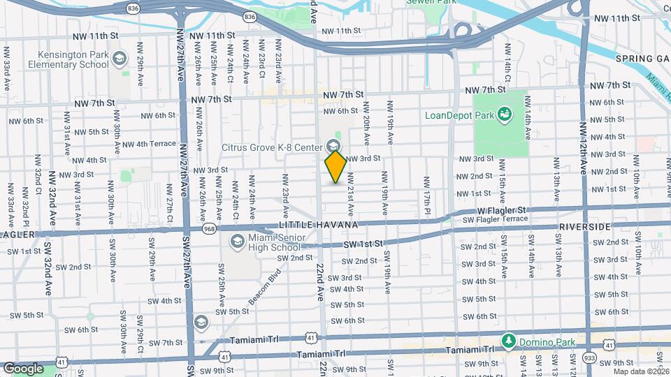2140 NW 1st Terrace Map and Location Details
