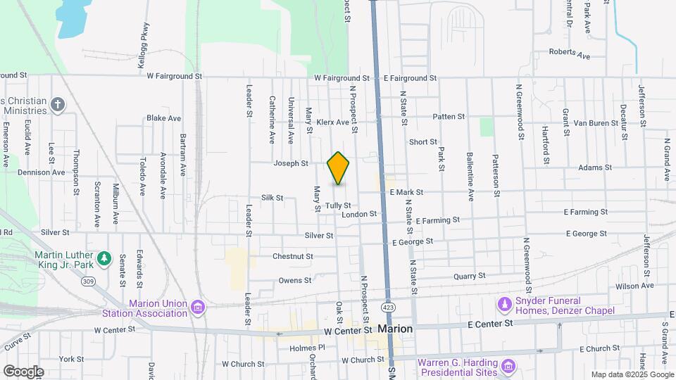 418 Oak St, Unit 418 Map and Location Details